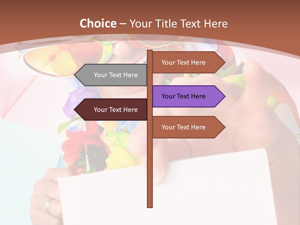 Person Message Euphoria PowerPoint Template