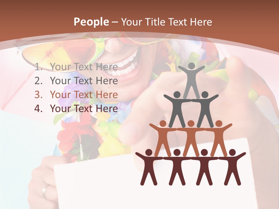 Person Message Euphoria PowerPoint Template