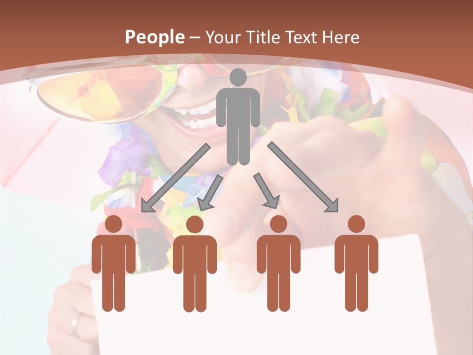 Person Message Euphoria PowerPoint Template
