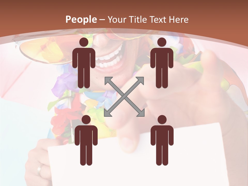 Person Message Euphoria PowerPoint Template
