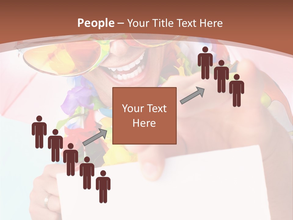 Person Message Euphoria PowerPoint Template