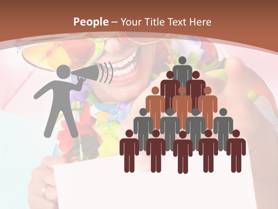 Person Message Euphoria PowerPoint Template