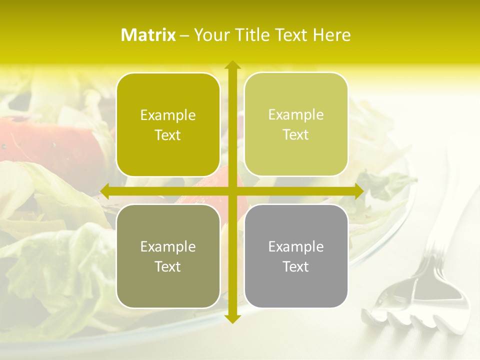 Dinner Vegetable Fresh PowerPoint Template