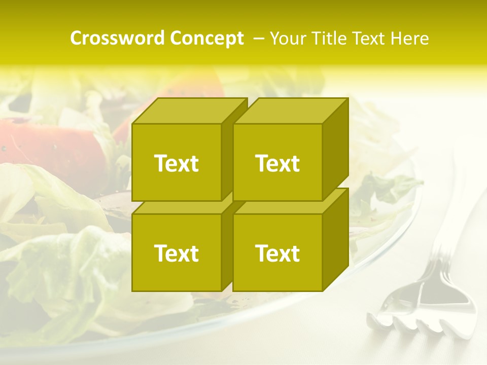 Dinner Vegetable Fresh PowerPoint Template