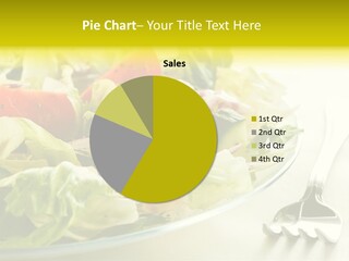 Dinner Vegetable Fresh PowerPoint Template