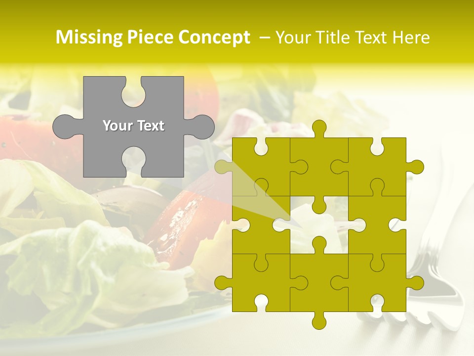 Dinner Vegetable Fresh PowerPoint Template