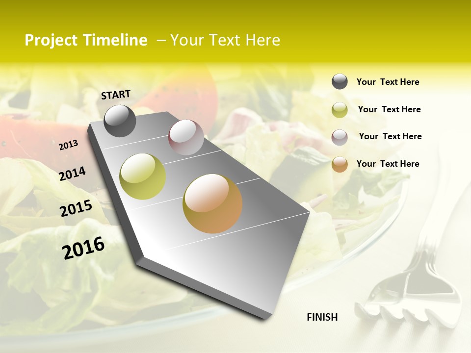 Dinner Vegetable Fresh PowerPoint Template