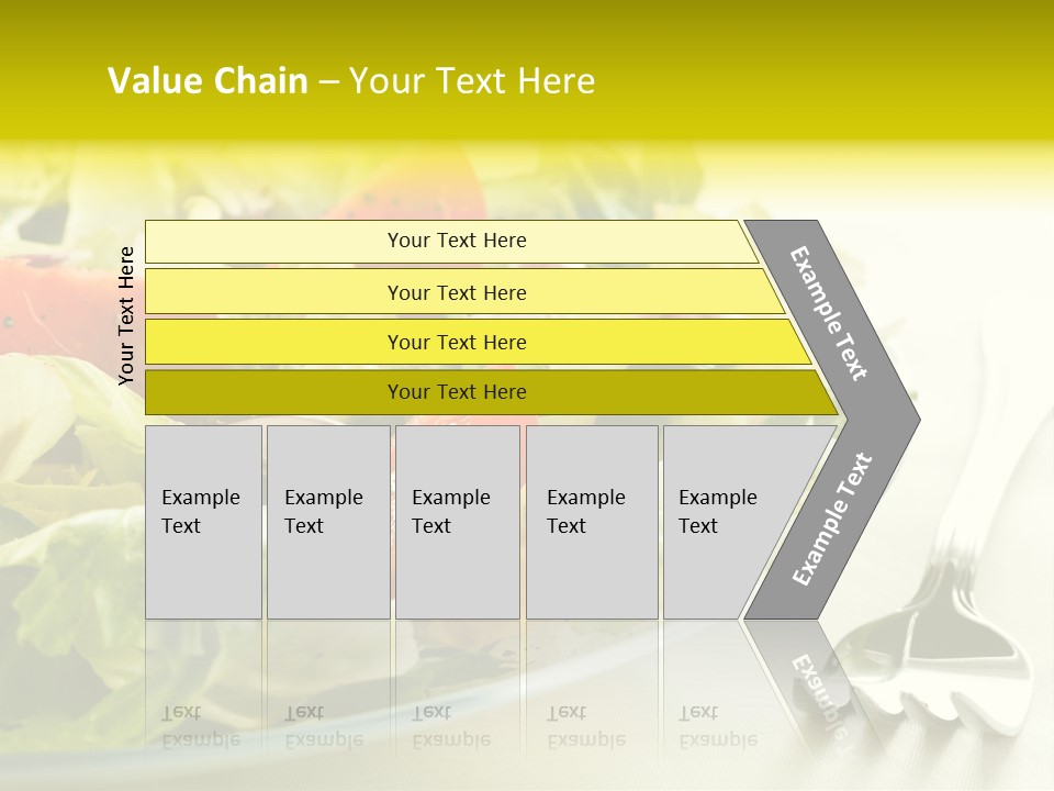 Dinner Vegetable Fresh PowerPoint Template
