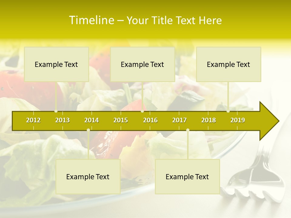 Dinner Vegetable Fresh PowerPoint Template
