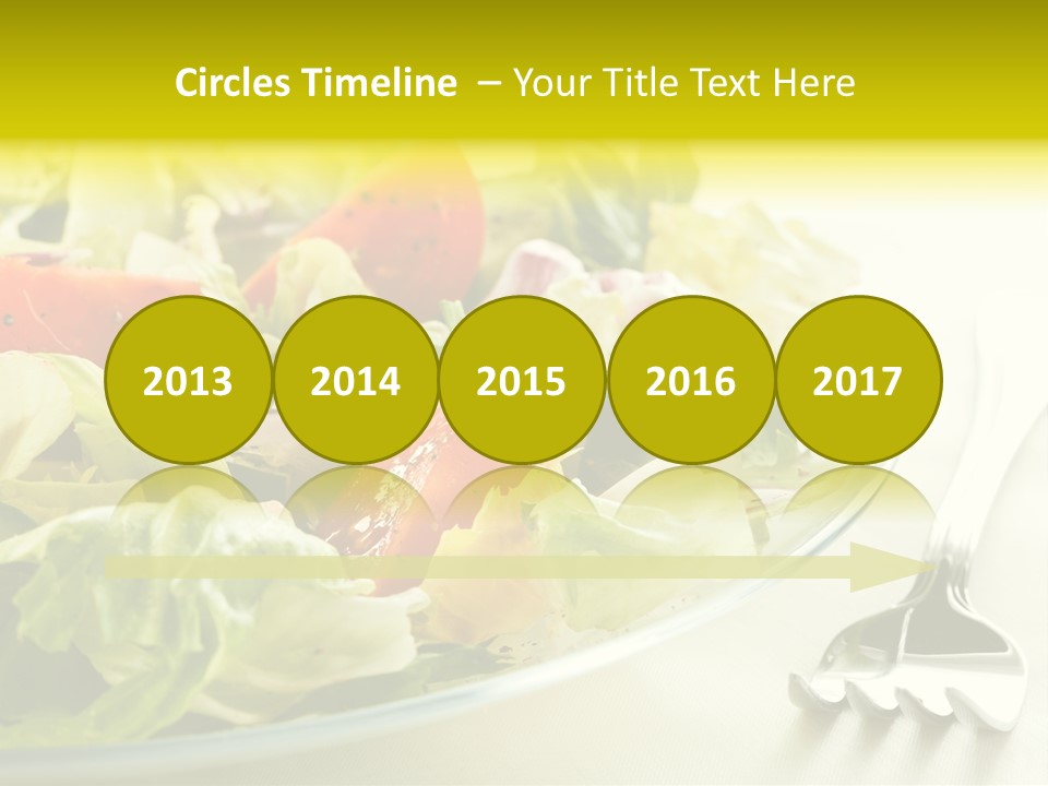 Dinner Vegetable Fresh PowerPoint Template