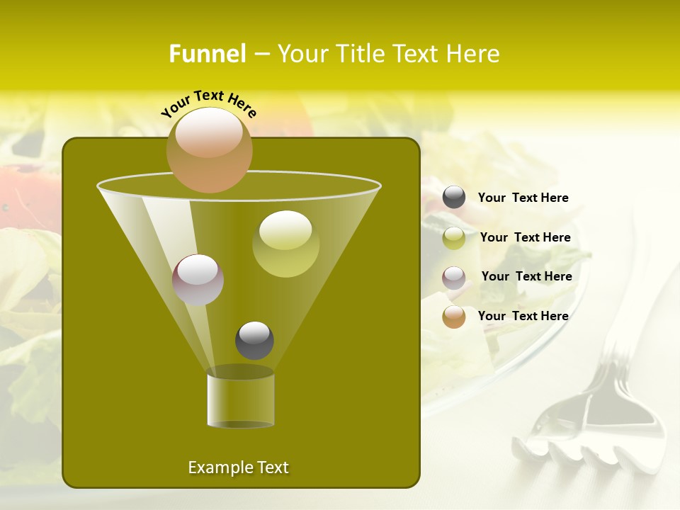 Dinner Vegetable Fresh PowerPoint Template