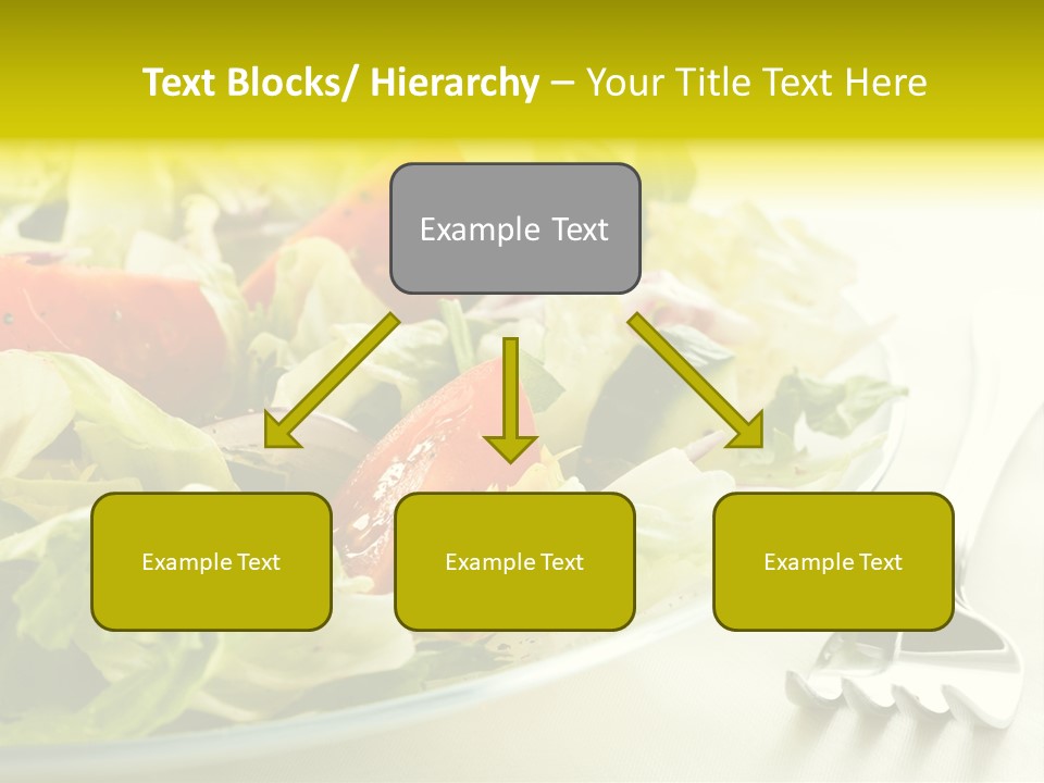 Dinner Vegetable Fresh PowerPoint Template