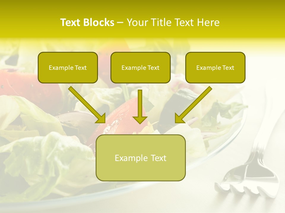 Dinner Vegetable Fresh PowerPoint Template