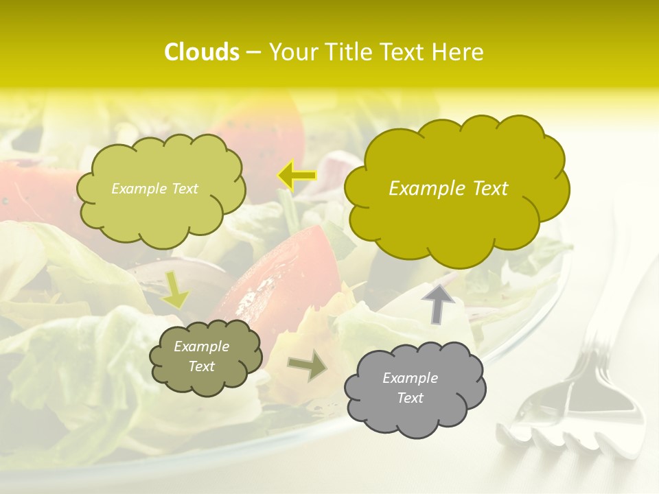Dinner Vegetable Fresh PowerPoint Template