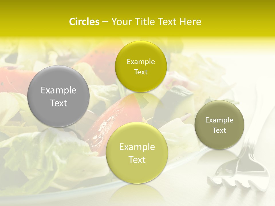 Dinner Vegetable Fresh PowerPoint Template