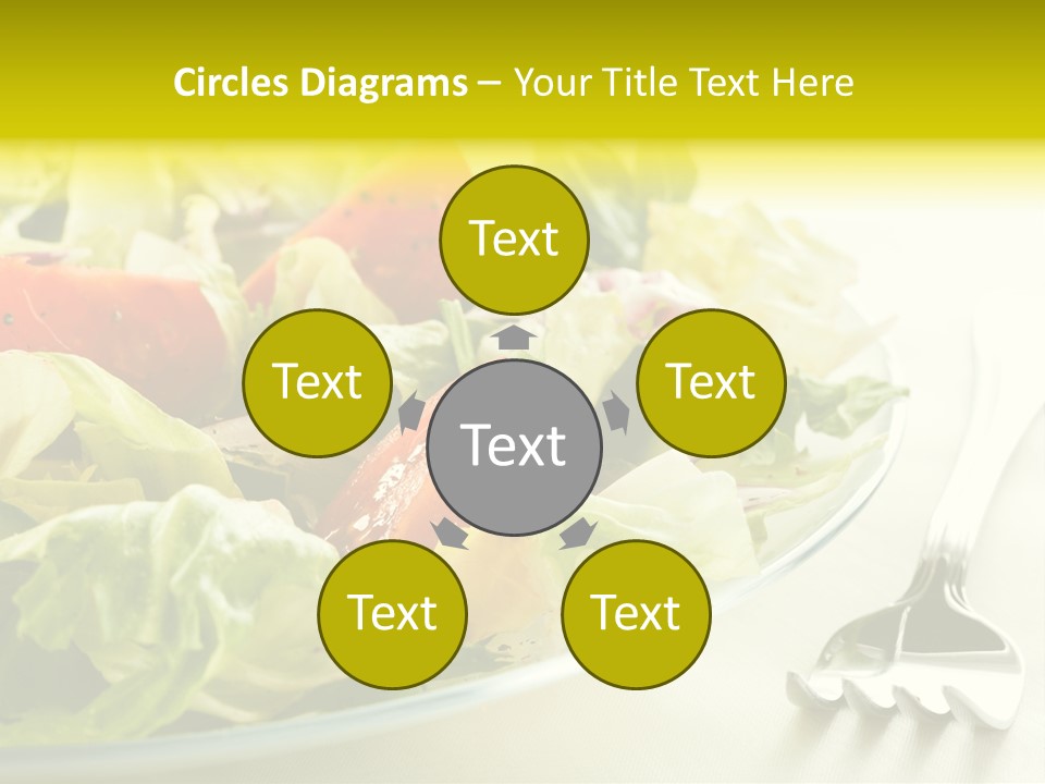 Dinner Vegetable Fresh PowerPoint Template