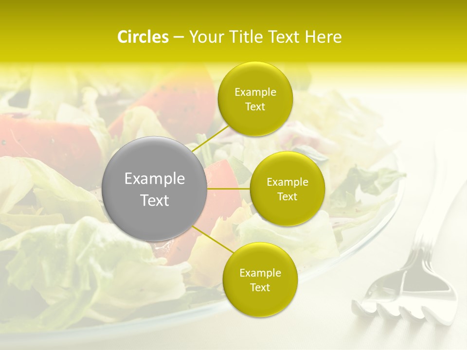 Dinner Vegetable Fresh PowerPoint Template