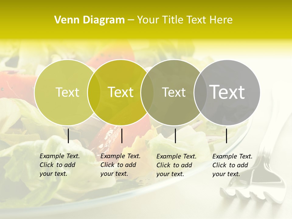 Dinner Vegetable Fresh PowerPoint Template