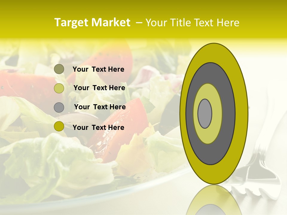 Dinner Vegetable Fresh PowerPoint Template