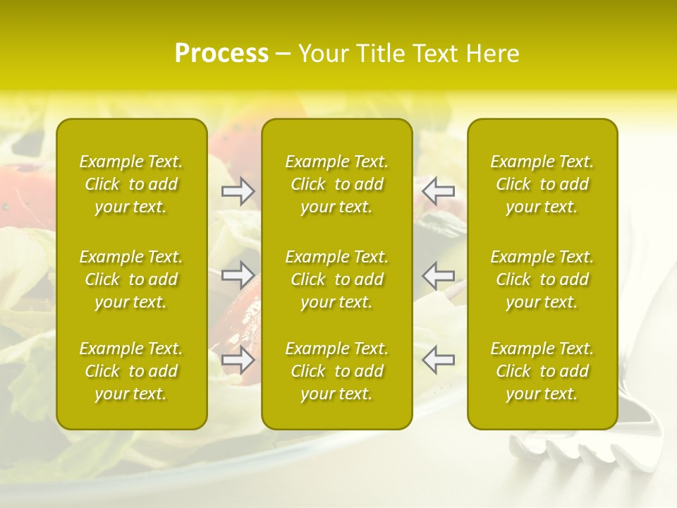 Dinner Vegetable Fresh PowerPoint Template