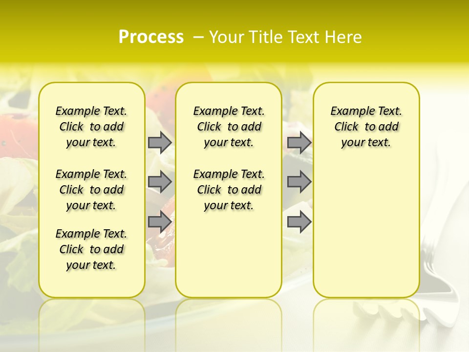 Dinner Vegetable Fresh PowerPoint Template