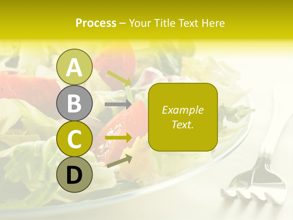 Dinner Vegetable Fresh PowerPoint Template
