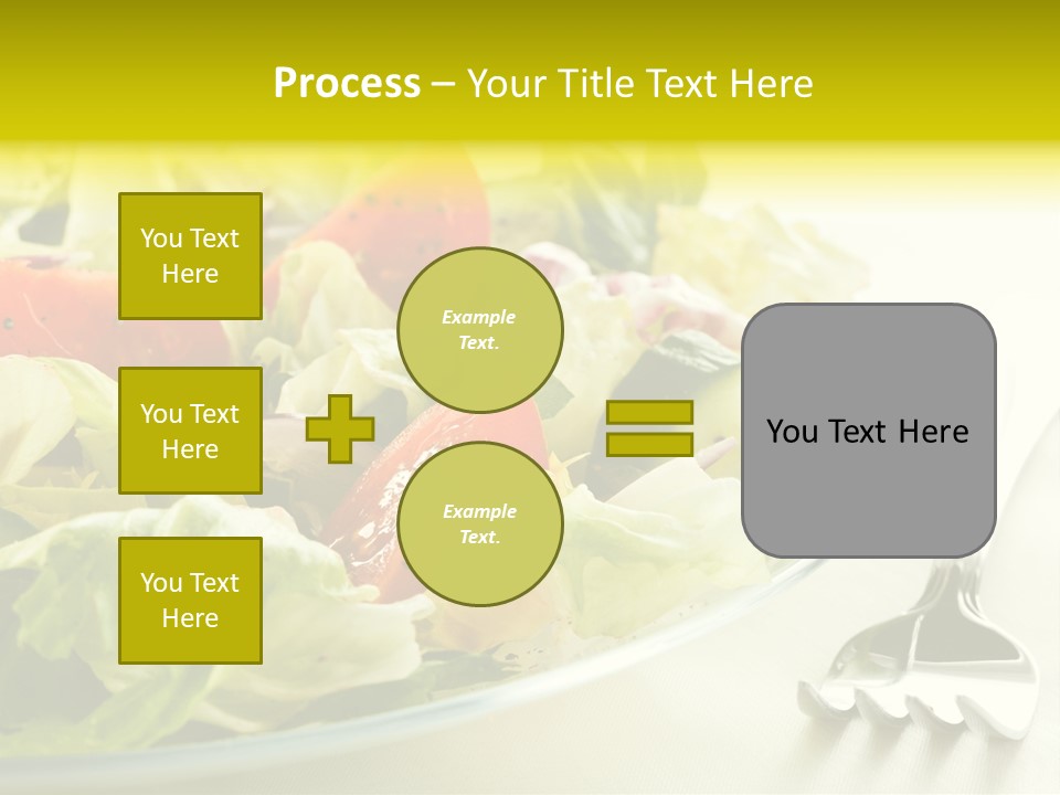 Dinner Vegetable Fresh PowerPoint Template