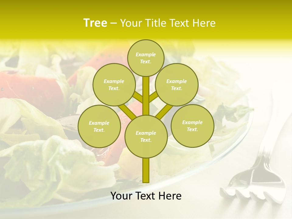 Dinner Vegetable Fresh PowerPoint Template