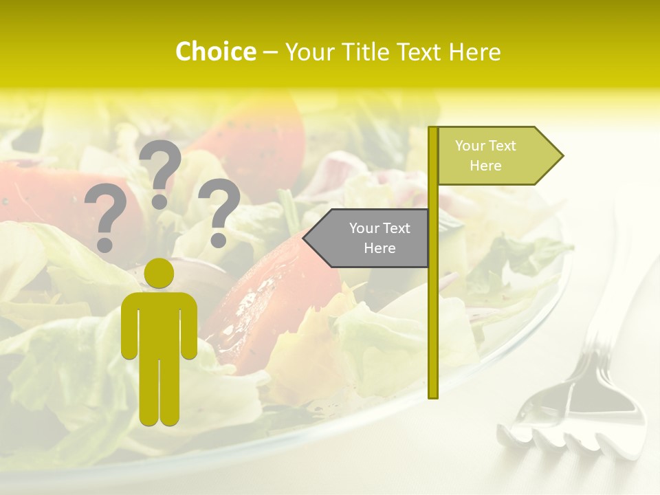 Dinner Vegetable Fresh PowerPoint Template
