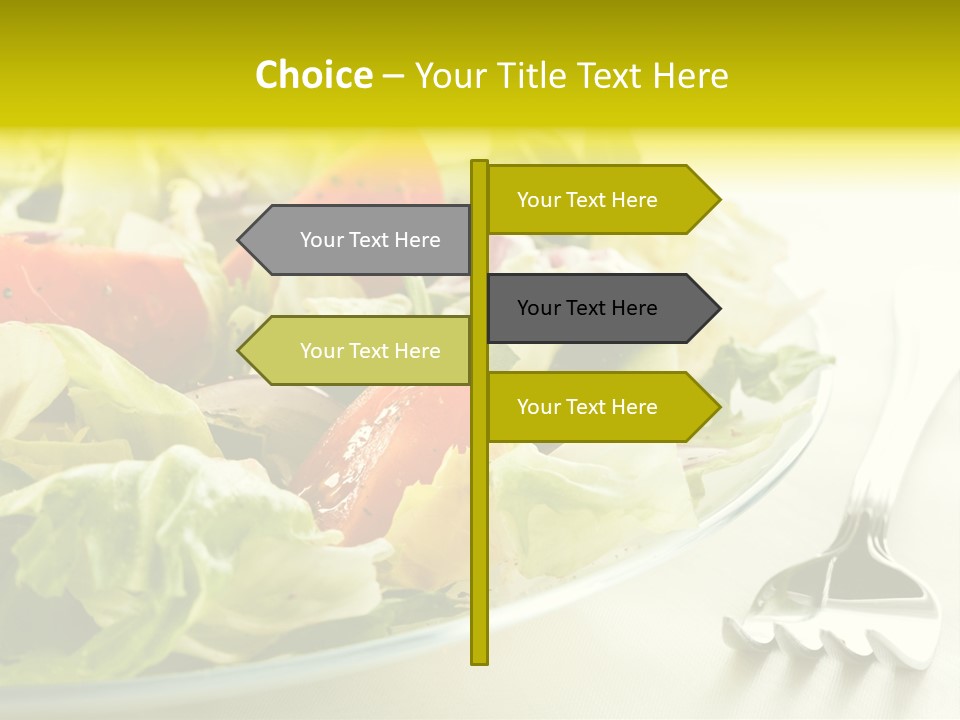 Dinner Vegetable Fresh PowerPoint Template