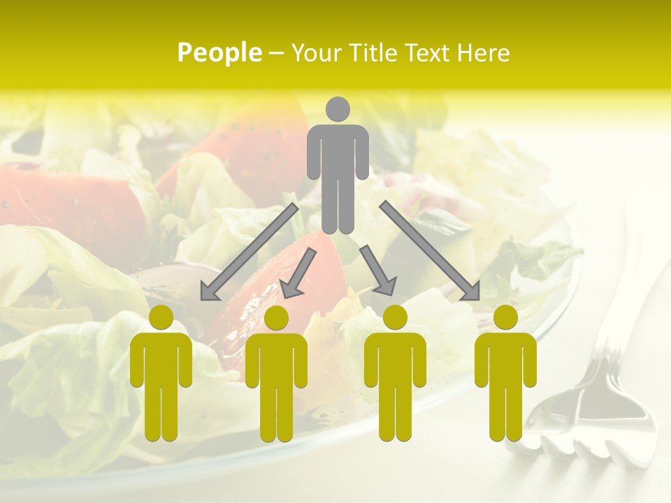 Dinner Vegetable Fresh PowerPoint Template