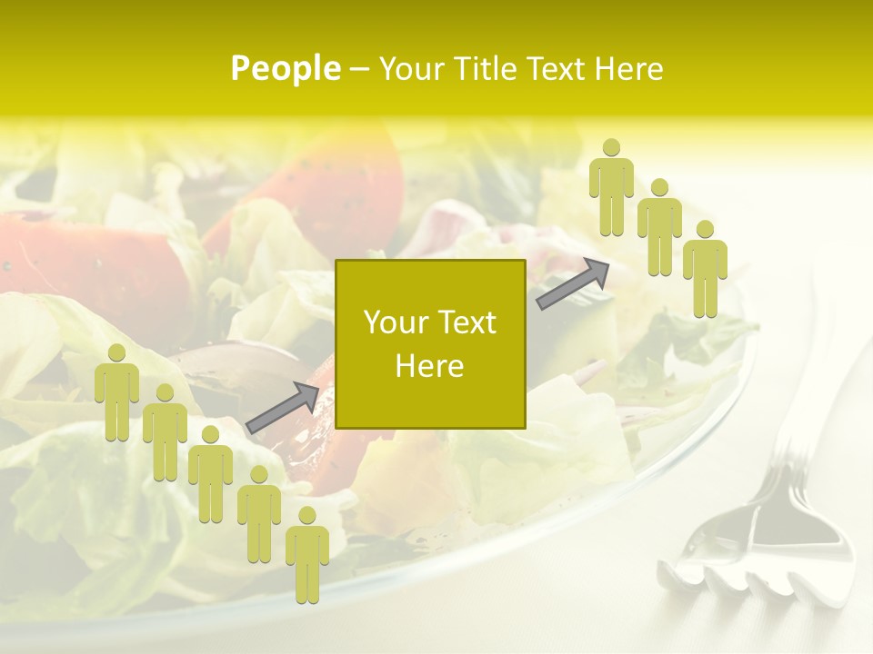 Dinner Vegetable Fresh PowerPoint Template