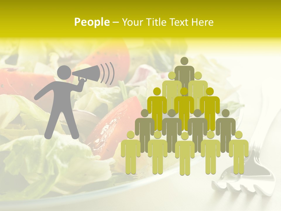 Dinner Vegetable Fresh PowerPoint Template