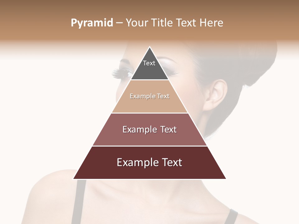 Woman Bright Hairstyle PowerPoint Template