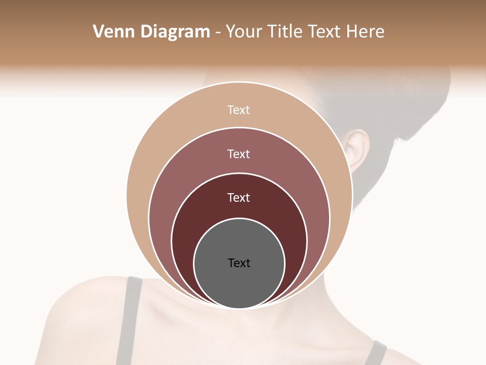 Woman Bright Hairstyle PowerPoint Template