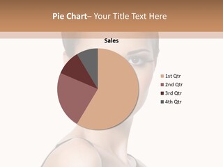 Brunette Beauty Woman PowerPoint Template