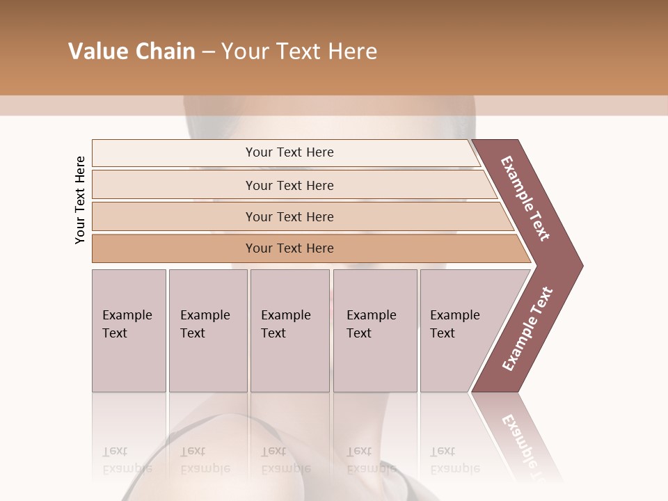 Brunette Beauty Woman PowerPoint Template