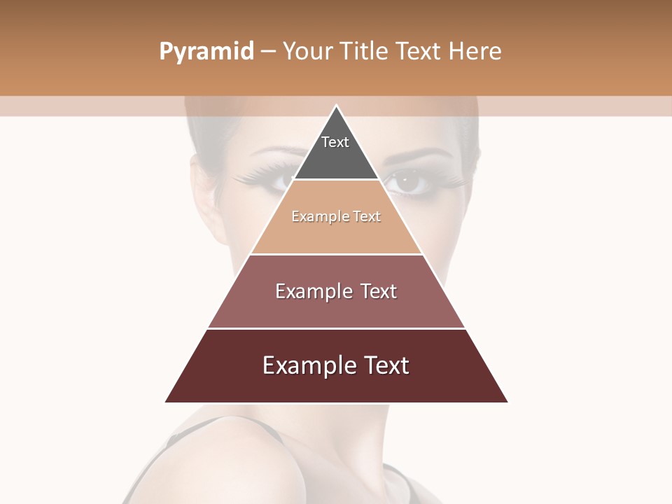 Brunette Beauty Woman PowerPoint Template