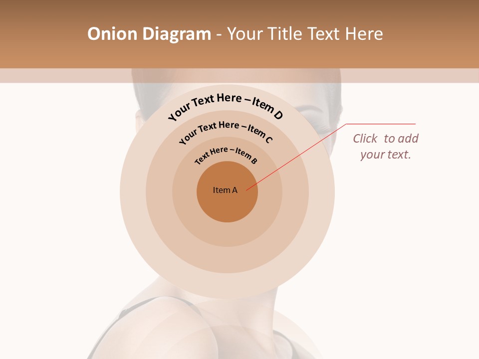 Brunette Beauty Woman PowerPoint Template