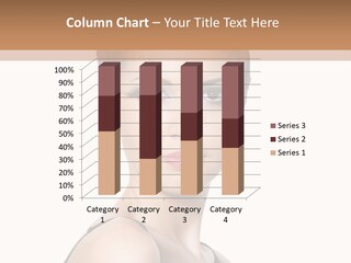 Brunette Beauty Woman PowerPoint Template