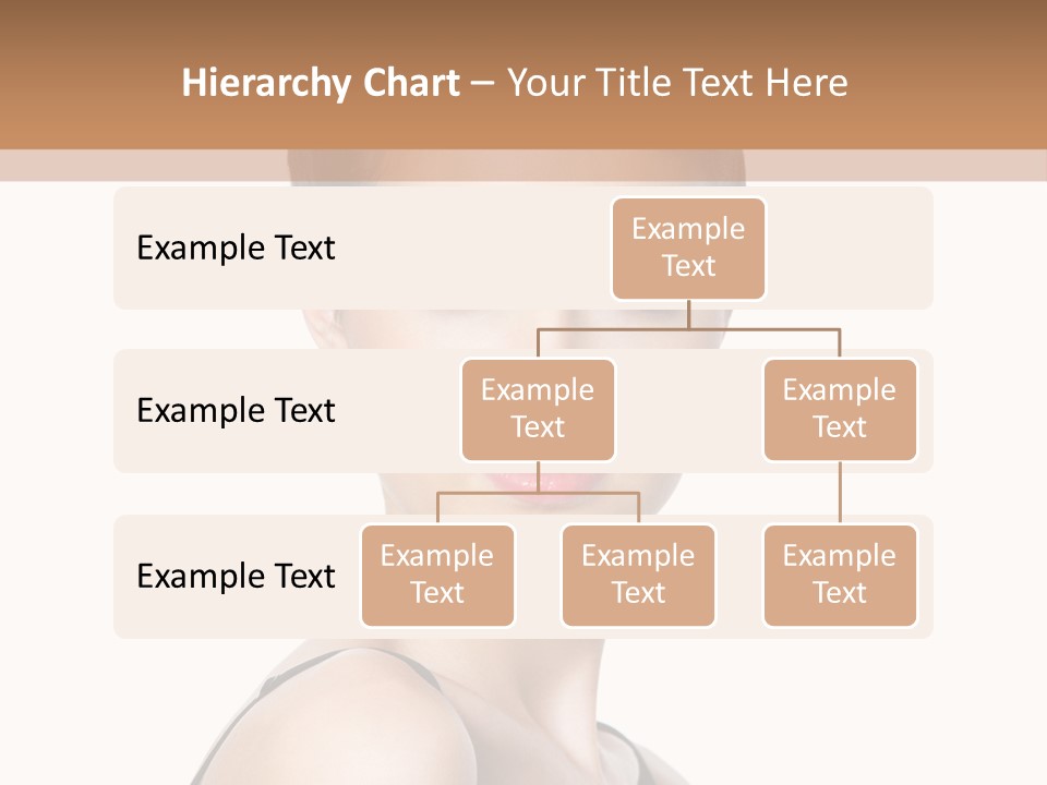 Brunette Beauty Woman PowerPoint Template