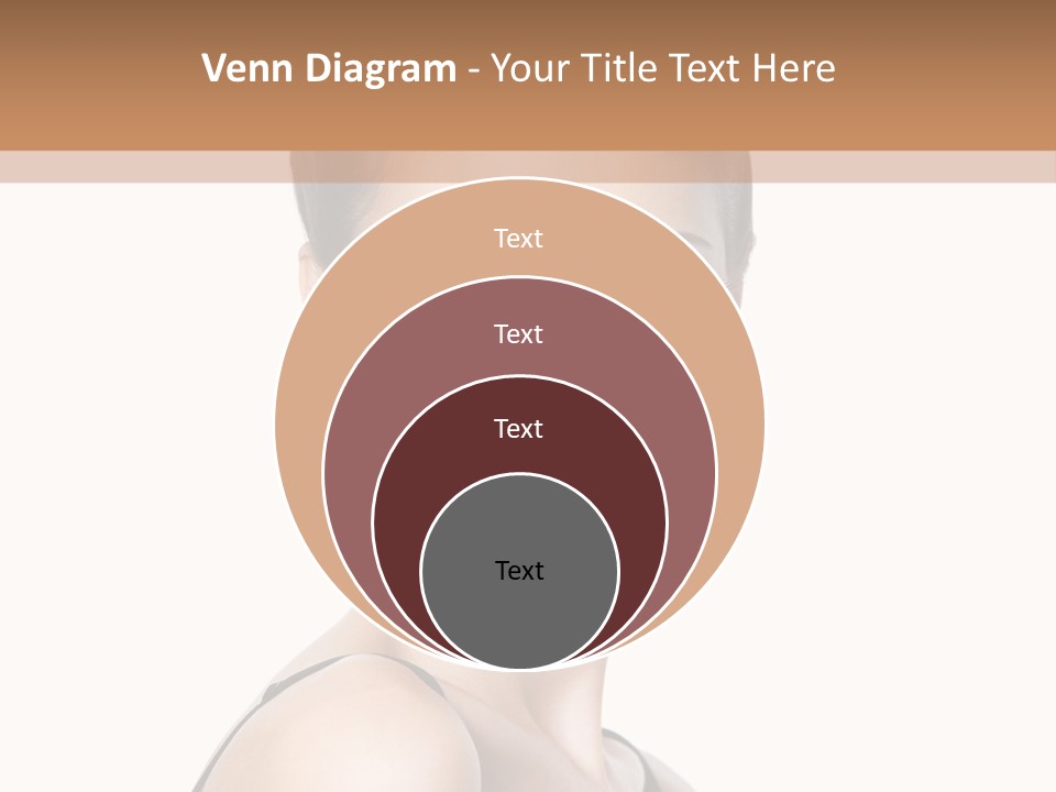 Brunette Beauty Woman PowerPoint Template