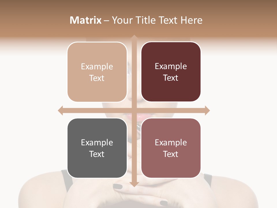 Fingernail Sexy Beautiful PowerPoint Template