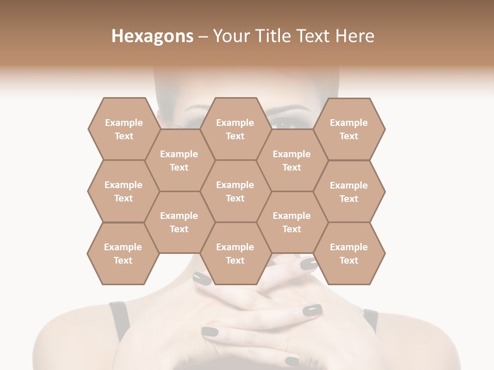 Fingernail Sexy Beautiful PowerPoint Template