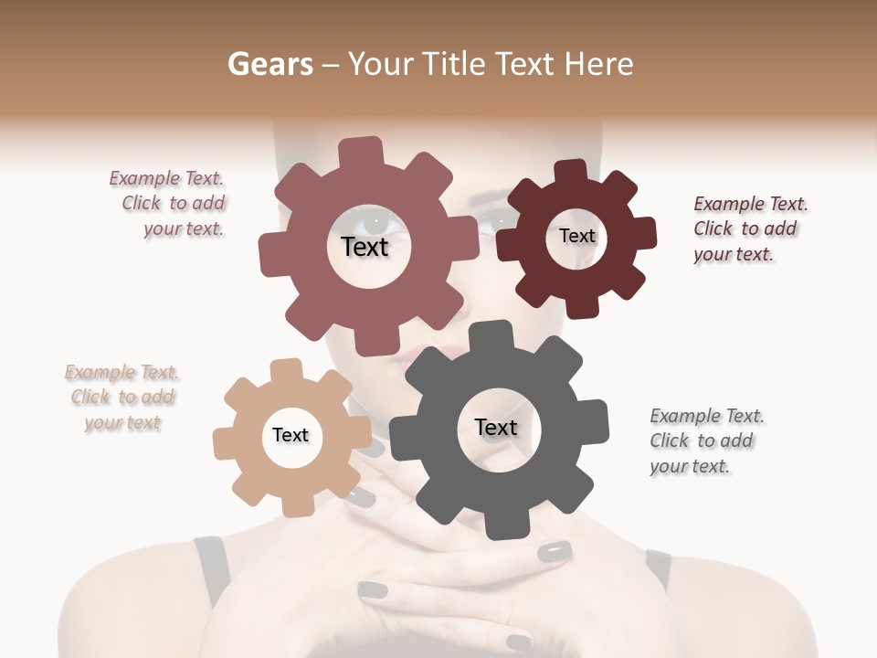 Fingernail Sexy Beautiful PowerPoint Template