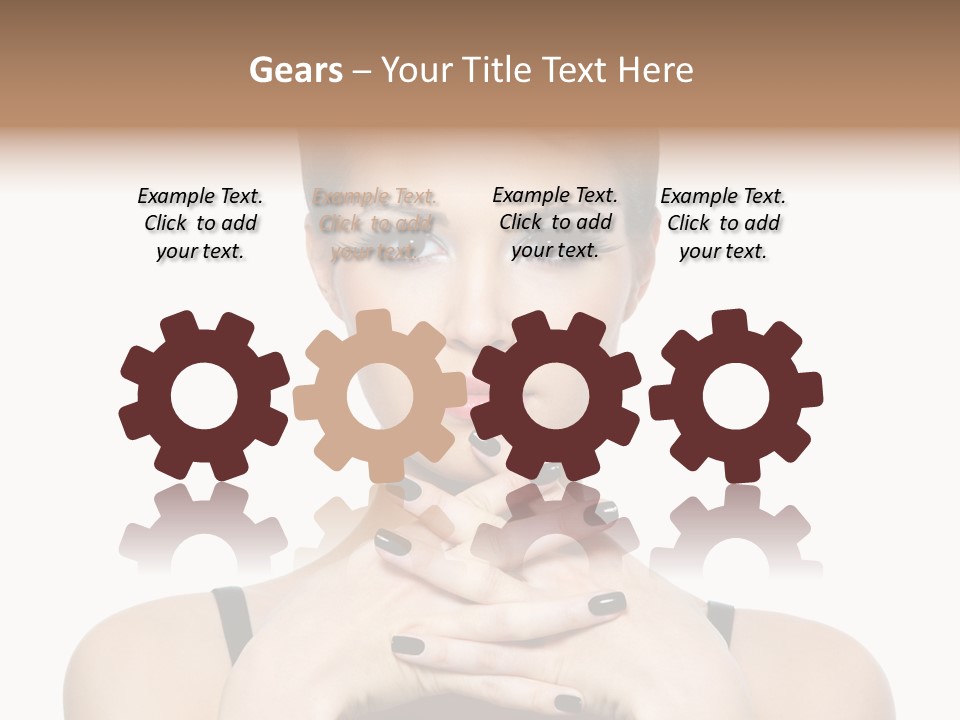 Fingernail Sexy Beautiful PowerPoint Template