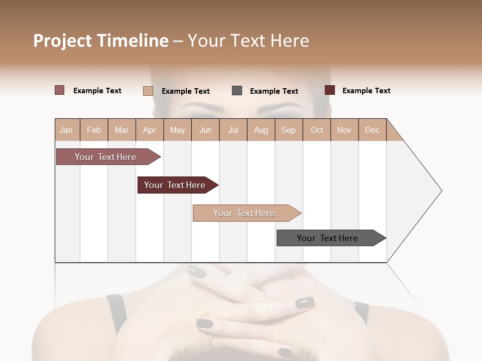 Fingernail Sexy Beautiful PowerPoint Template