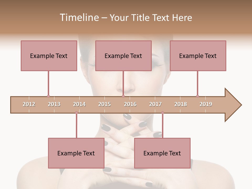 Fingernail Sexy Beautiful PowerPoint Template