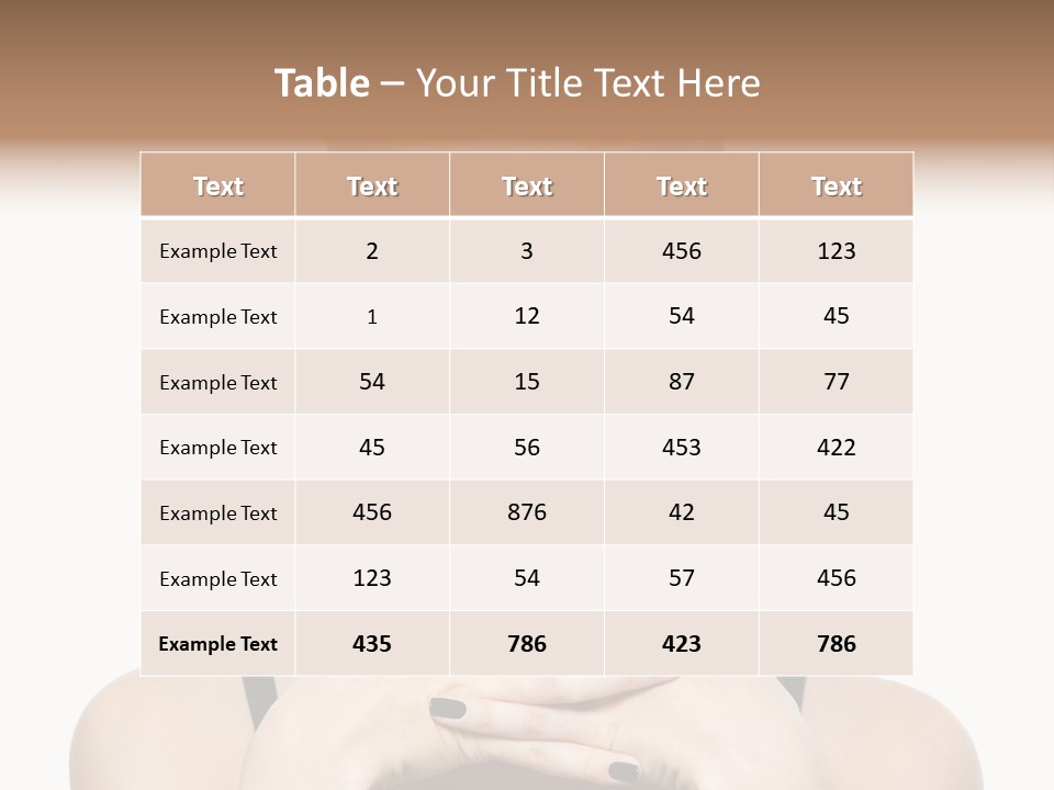 Fingernail Sexy Beautiful PowerPoint Template