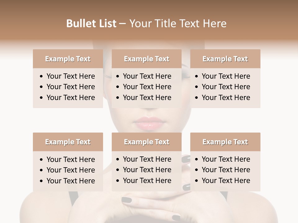Fingernail Sexy Beautiful PowerPoint Template